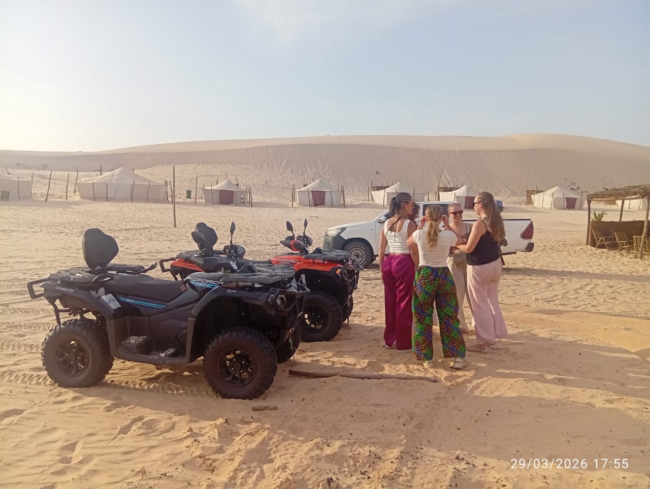 Excursion en quad dans le désert de Lompoul au Sénégal - aventure sur les dunes